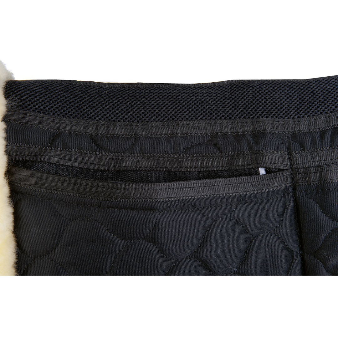 Corrective Lambswool Half Pad with Mesh Spine
