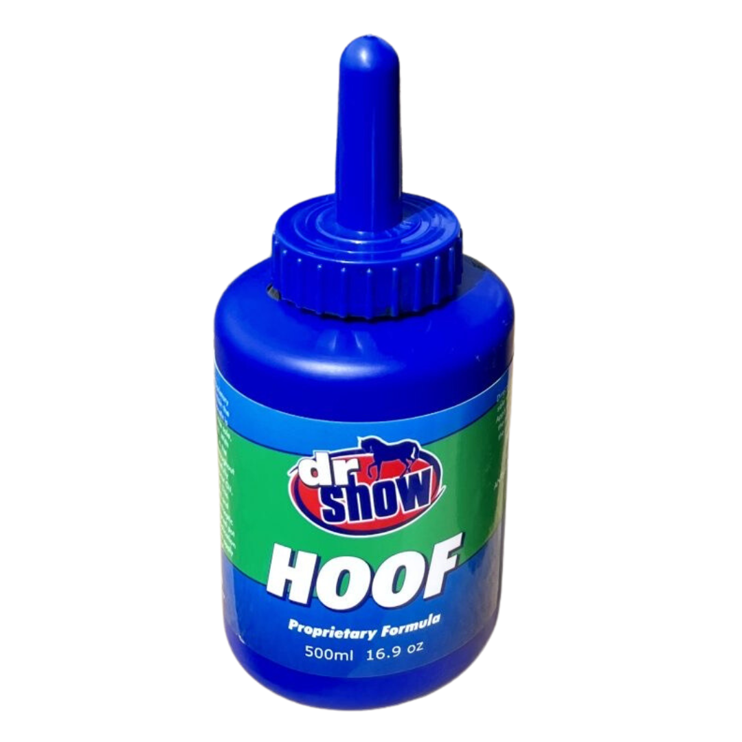 blue bottle of Dr Show Hoof