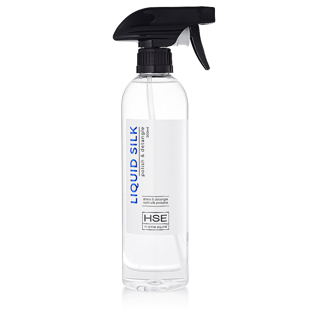 Spray bottle of clear serum