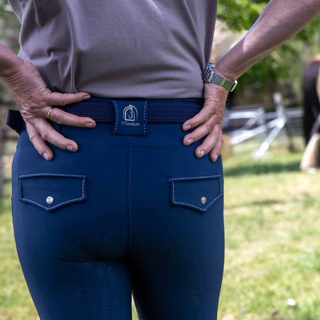 Titanium Performance Breeches - Navy