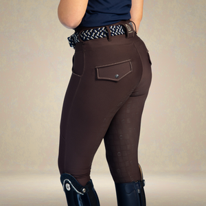 Titanium Performance Breeches - Chocolate