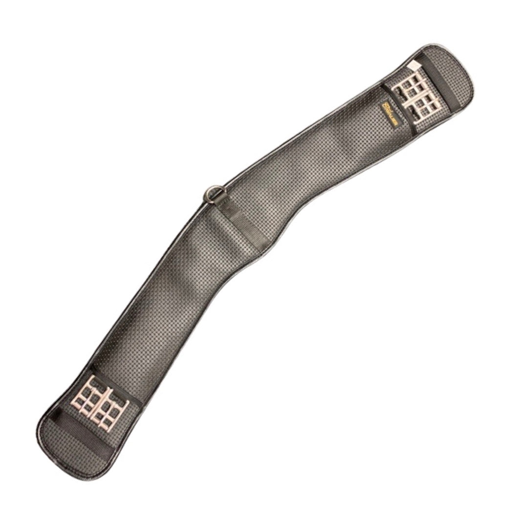 black girth in a curved shape