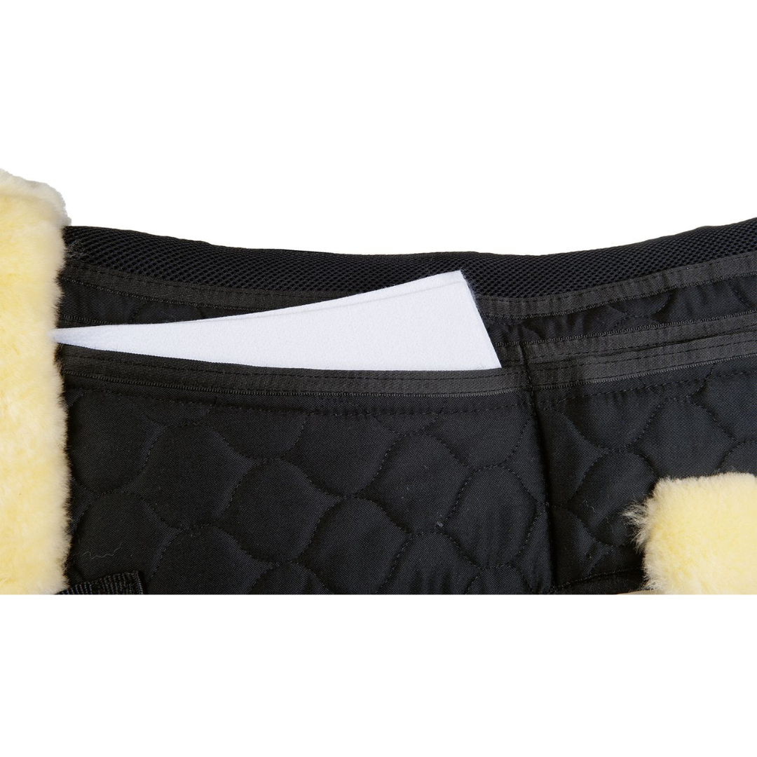 Corrective Lambswool Half Pad with Mesh Spine
