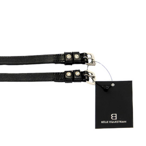 Deluxe Diamante Leather Spur Straps