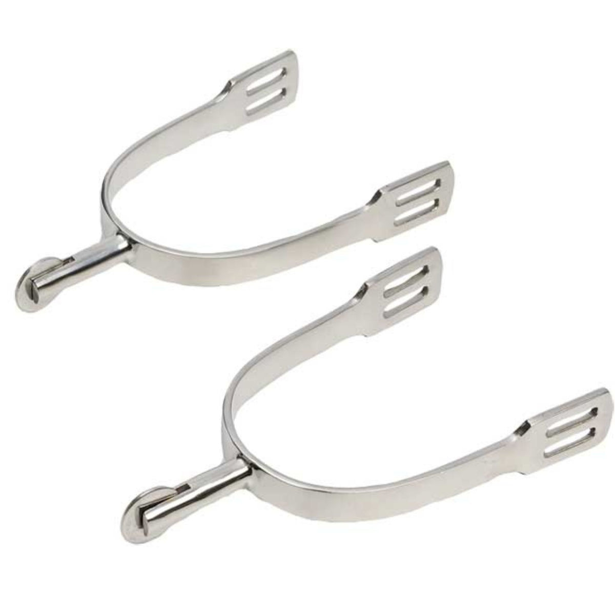 Metal round rowel spurs