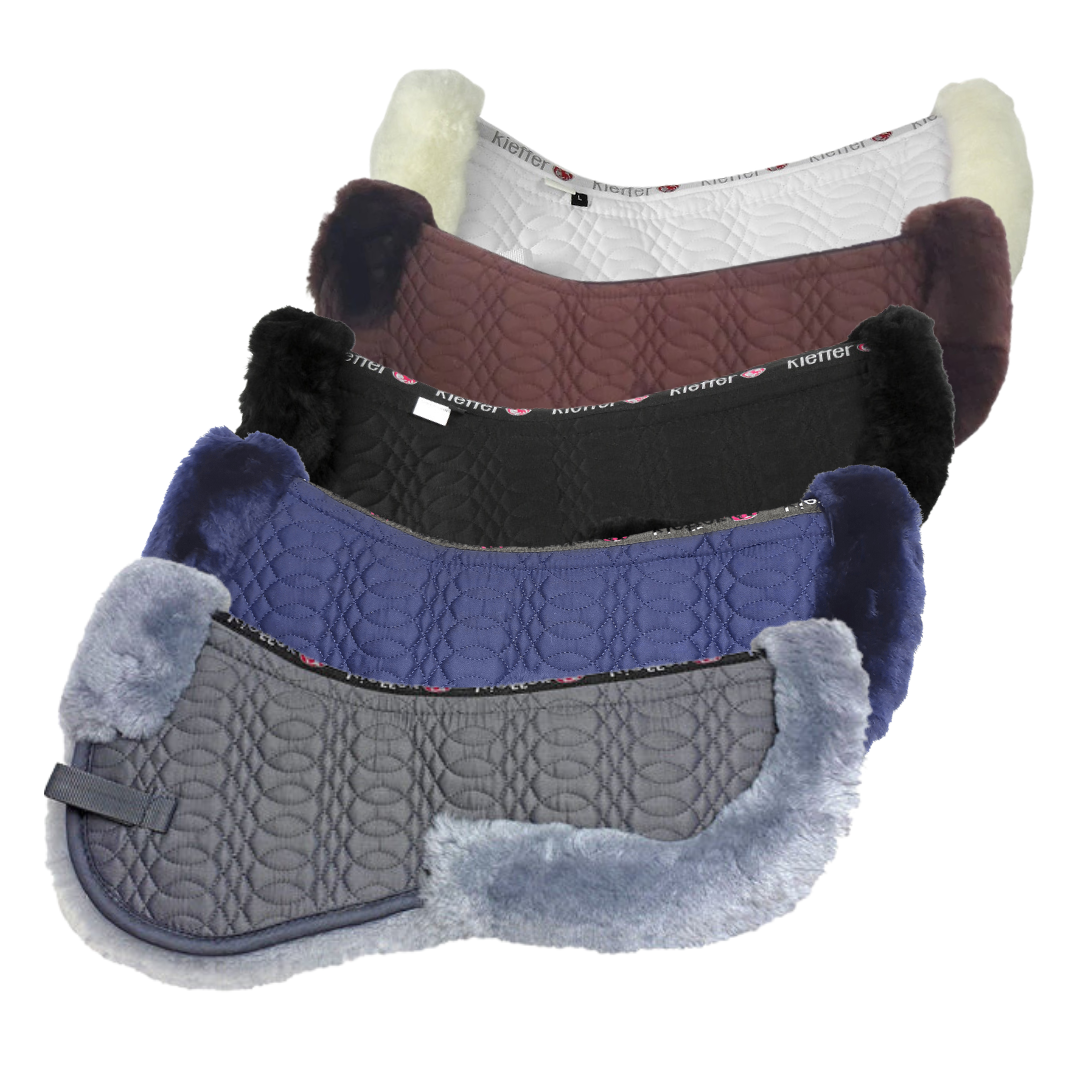 sheepskin half pad in various colours