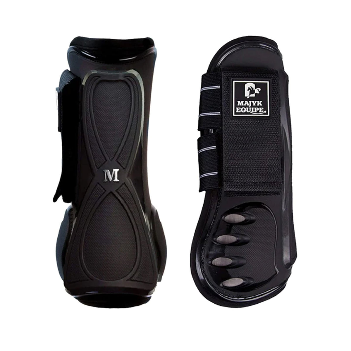 black jump boots with airflow and bio foam