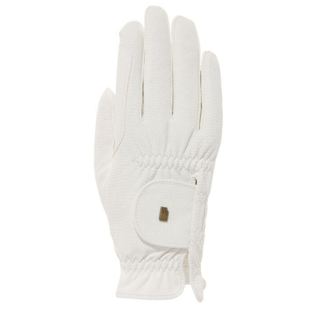 White Roeckl Dressage Gloves