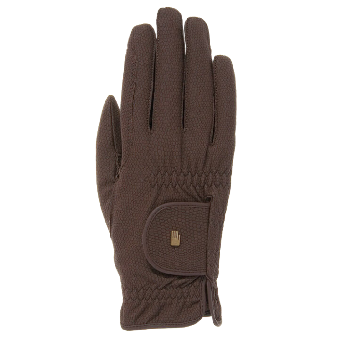 chocolate brown winter riding gloves