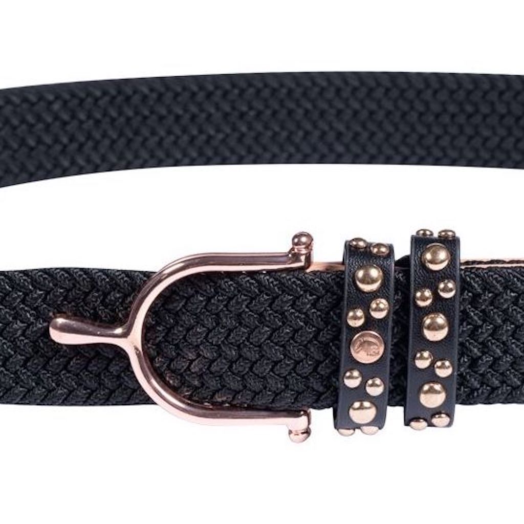 RoseGoldandBlackBeltTheHorseRugWhisperer