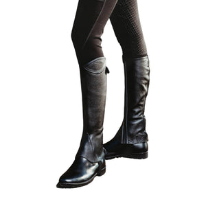 Showcraft Grained Leather Half Chaps