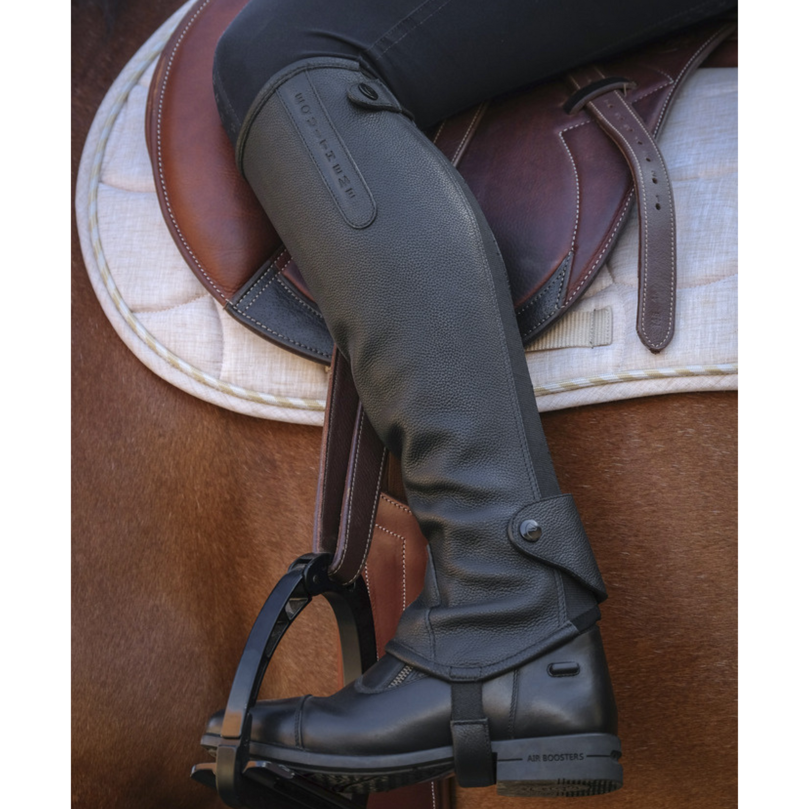 Soft-leather-half-chaps-black