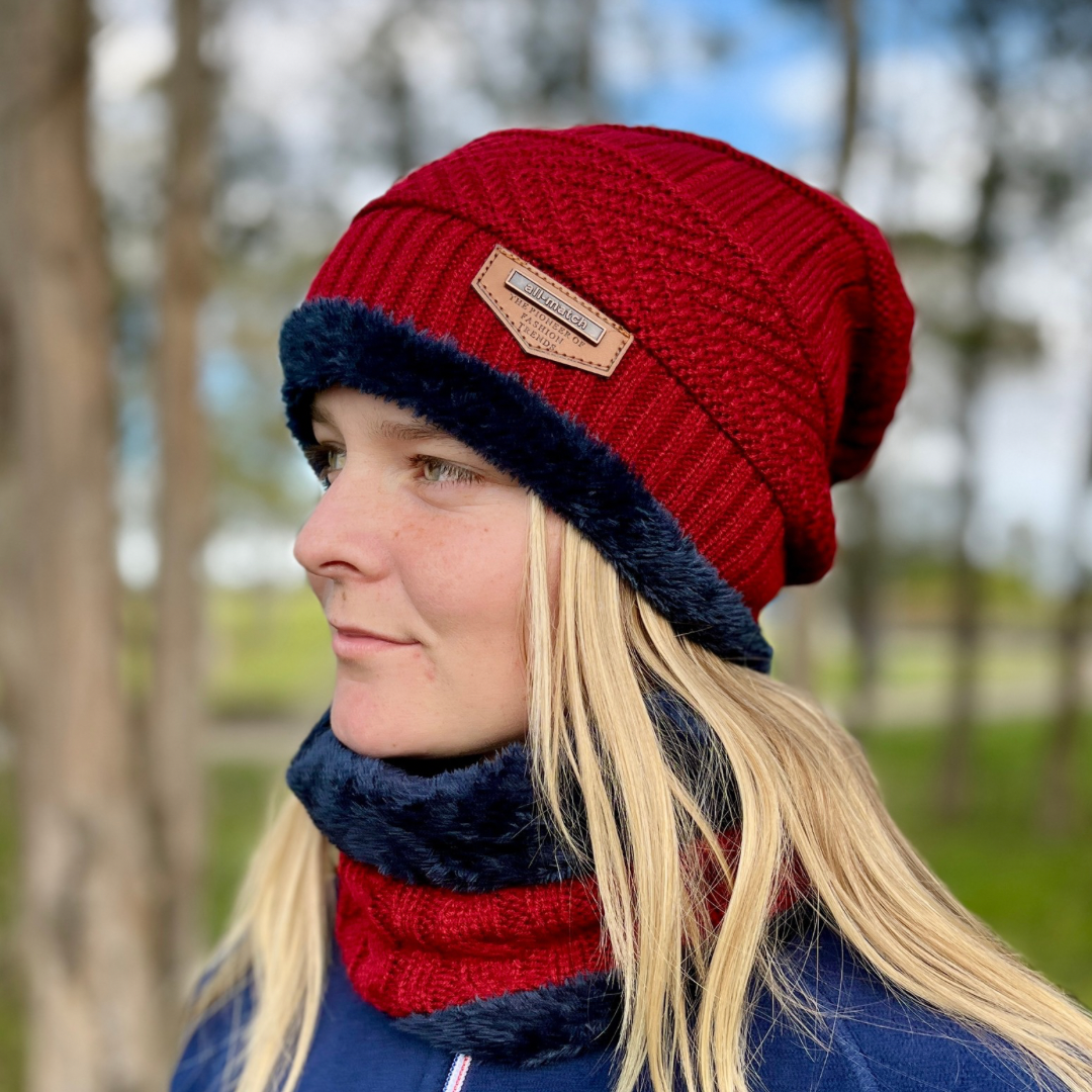 Supersoft-beanie-set-red