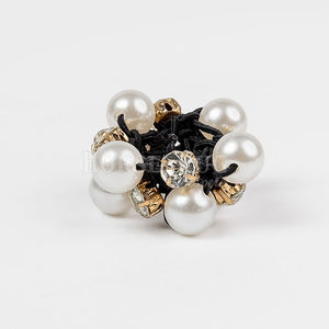 Pearl and Diamante Elastic Hair Tie