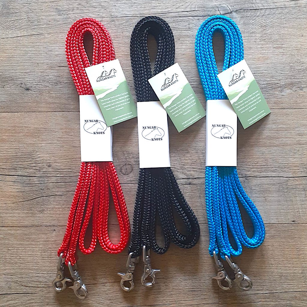 Nungar Knots Rope Flat Reins - The Horse Rug Whisperer