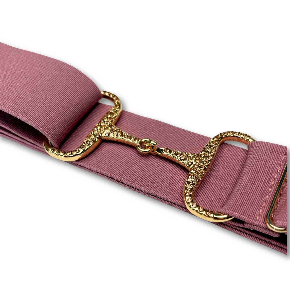 Elastic Diamante Bit Belt