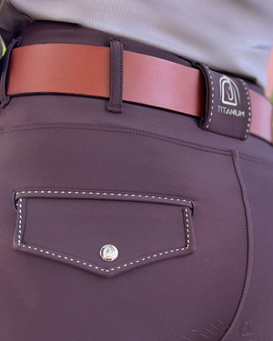 Titanium Performance Breeches - Chocolate