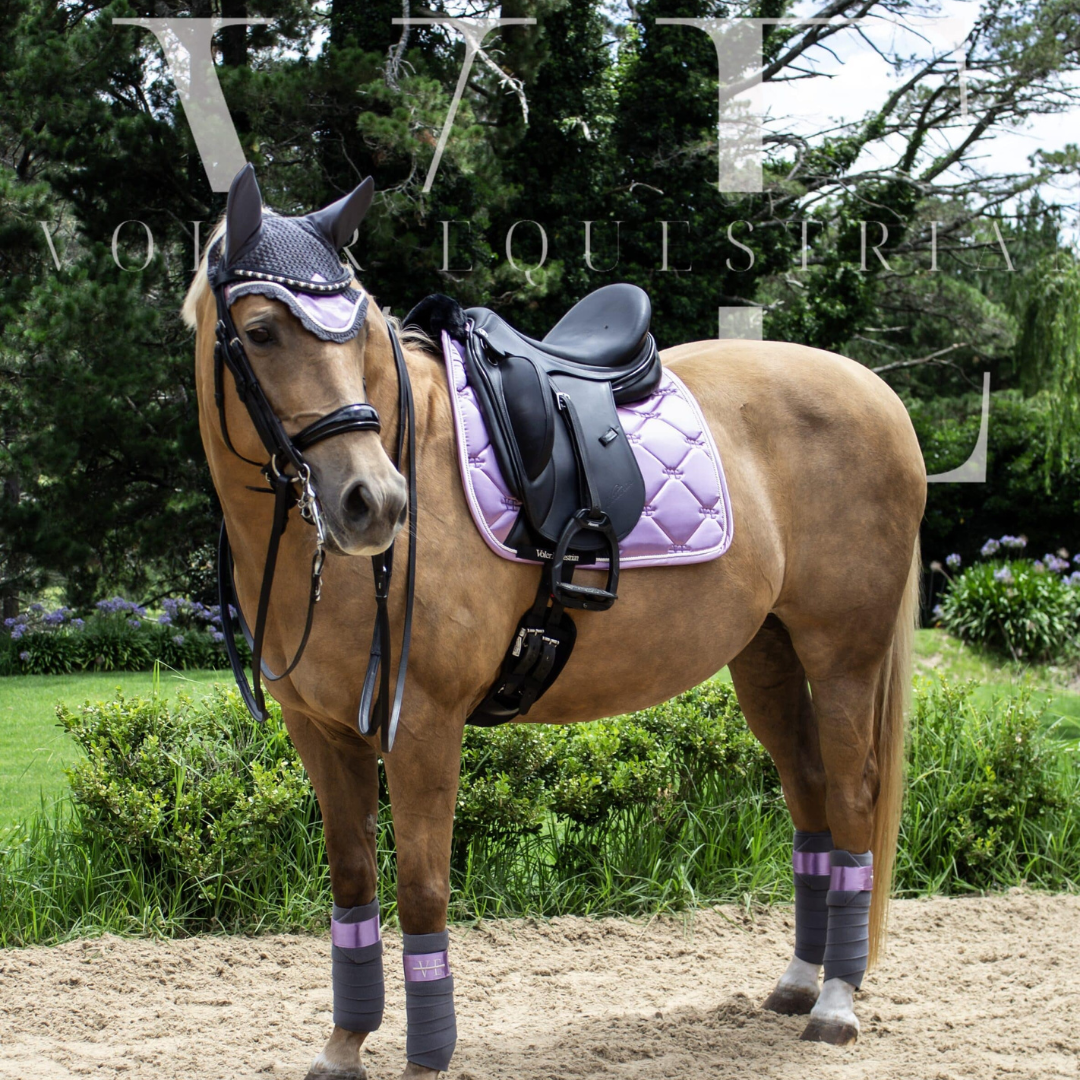 Voler Dressage Saddle Pad - Dusty Violet