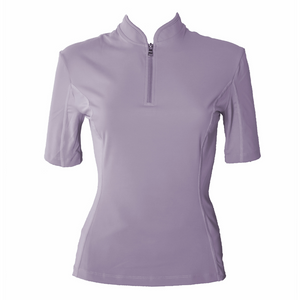 Voler Short Sleeve Riding Top - Dusty Violet