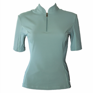 Voler Short Sleeve Riding Top - Wild Eucalyptus