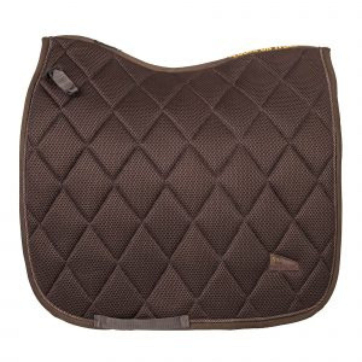 Dark Chocolate saddle pad with small withers saddle points 