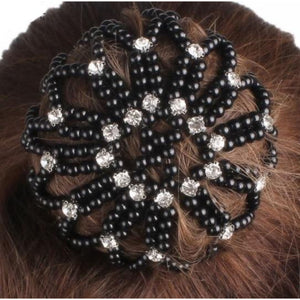 Pearl & Diamante Hair Net