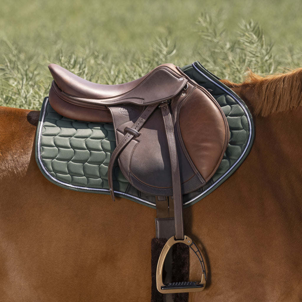 Equitheme-sport-saddle-pad-Green-on-the-horse-rug-whisperer