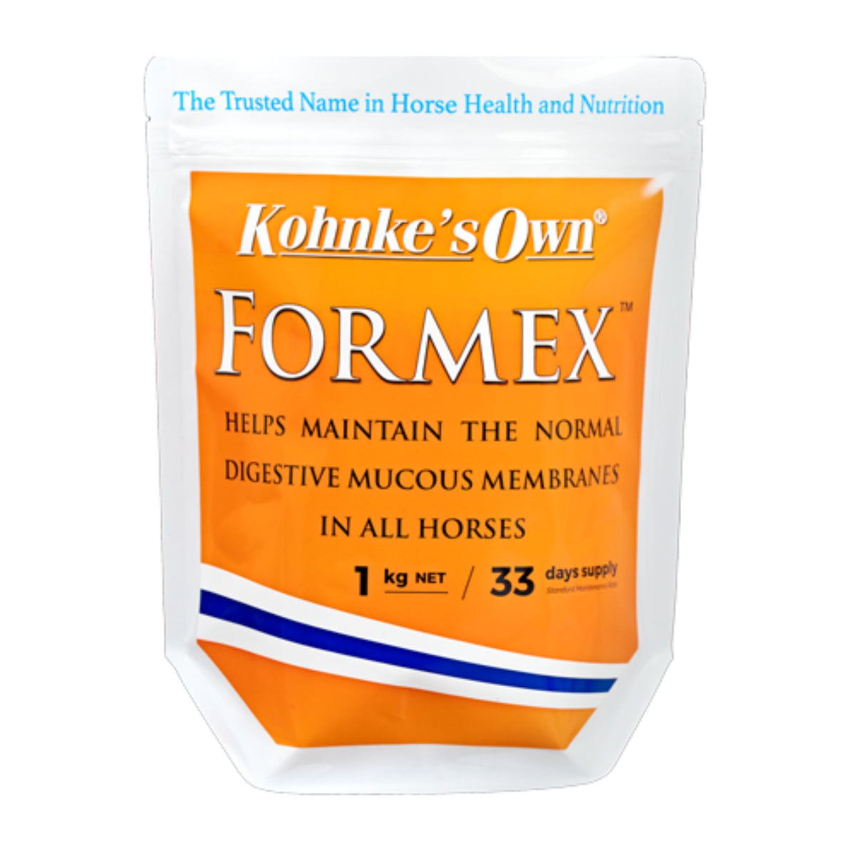 Packet of Formex with glossy white finish and sealed top.
