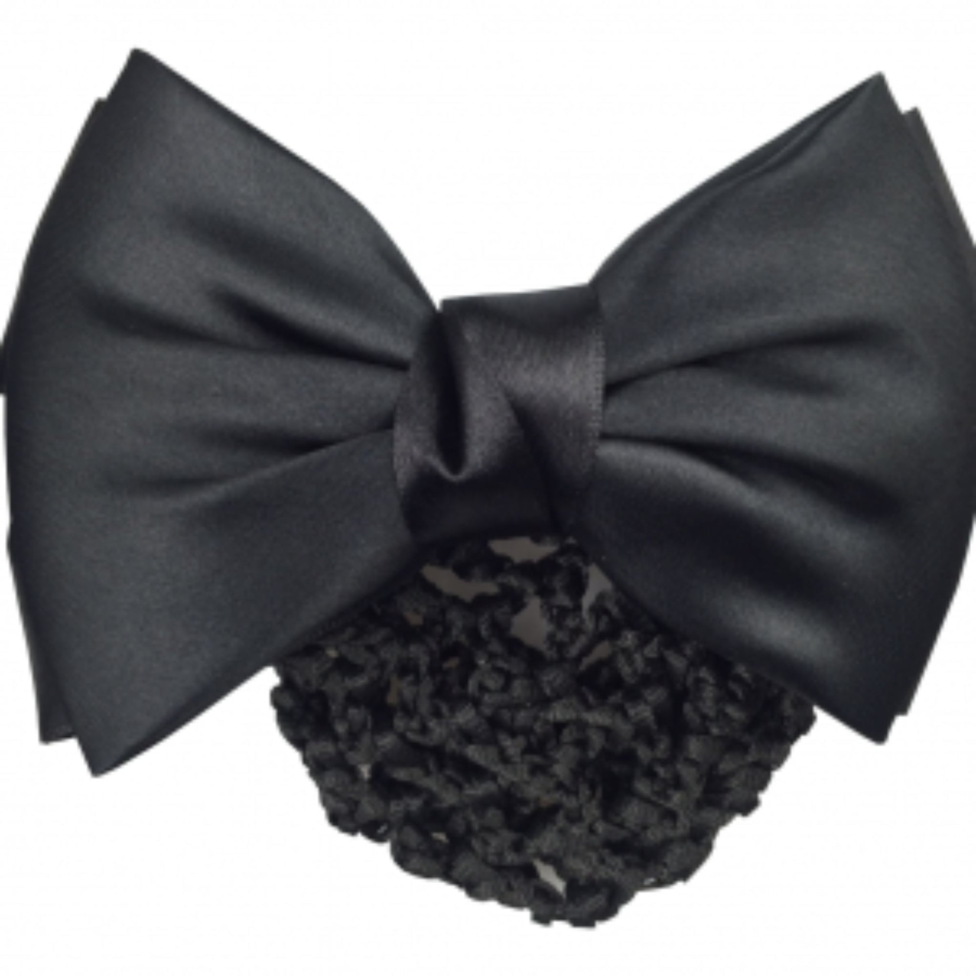 Black Hair Net With A Bow.