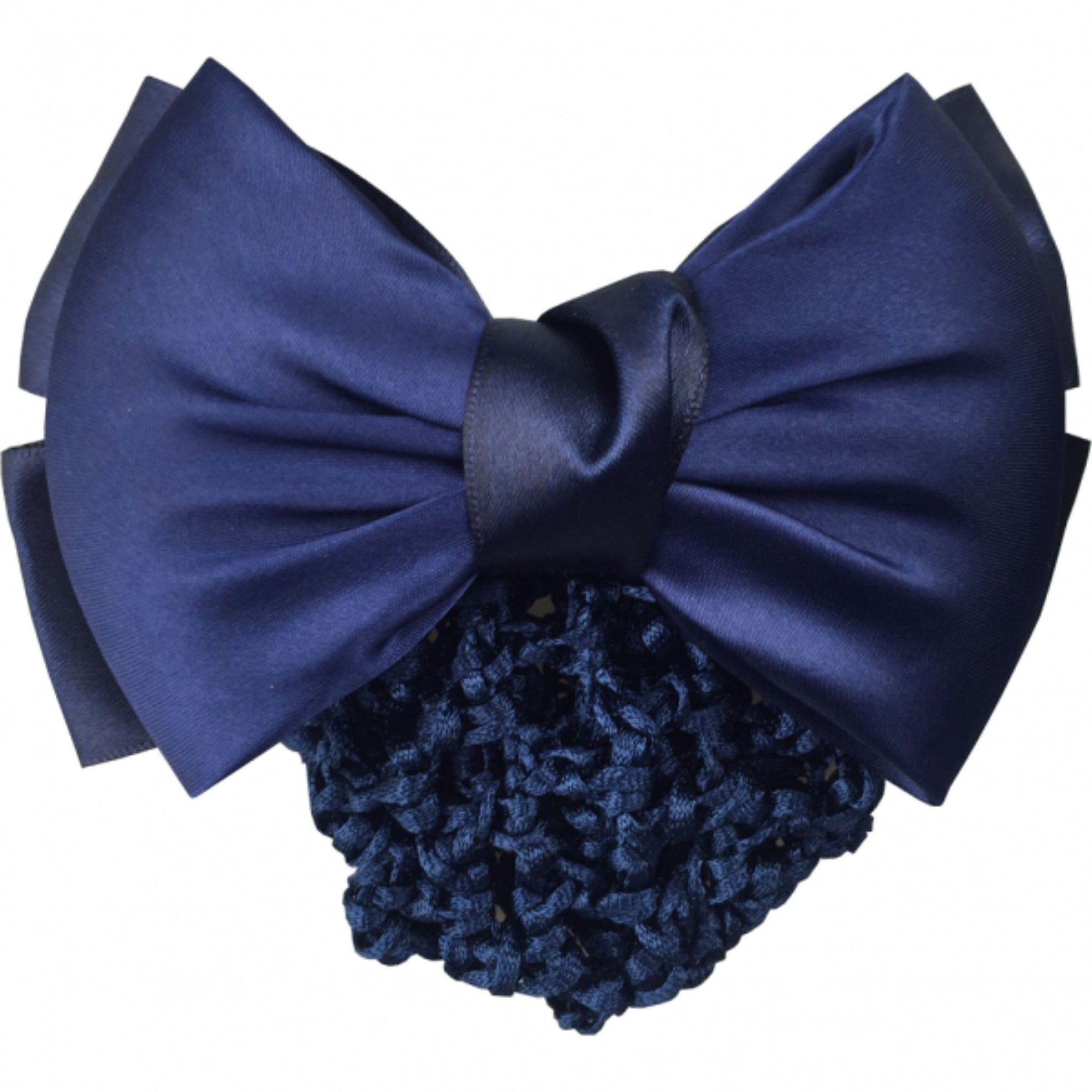 Black Hair Net With A Bow.