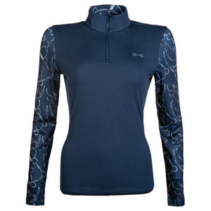 Monaco Long Sleeve Top - Navy