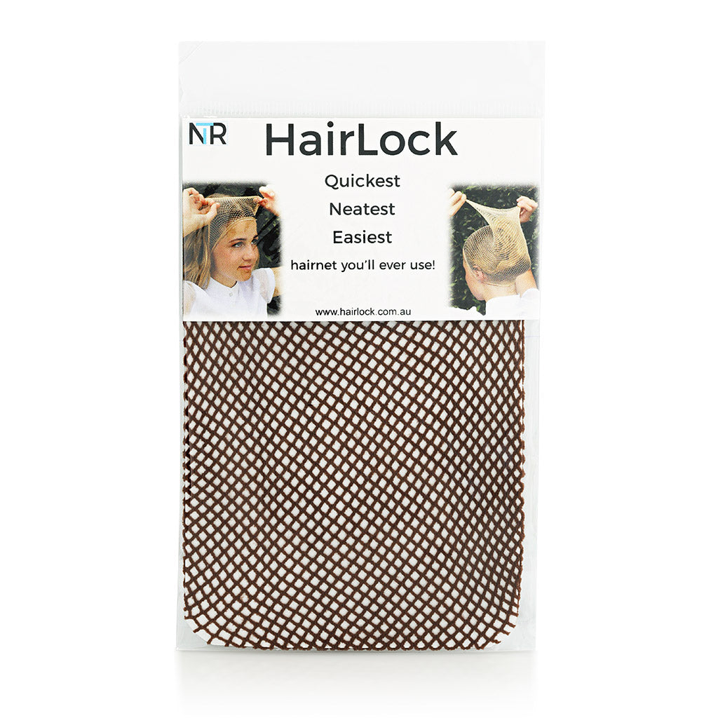 Hair net for dark brown hair.
