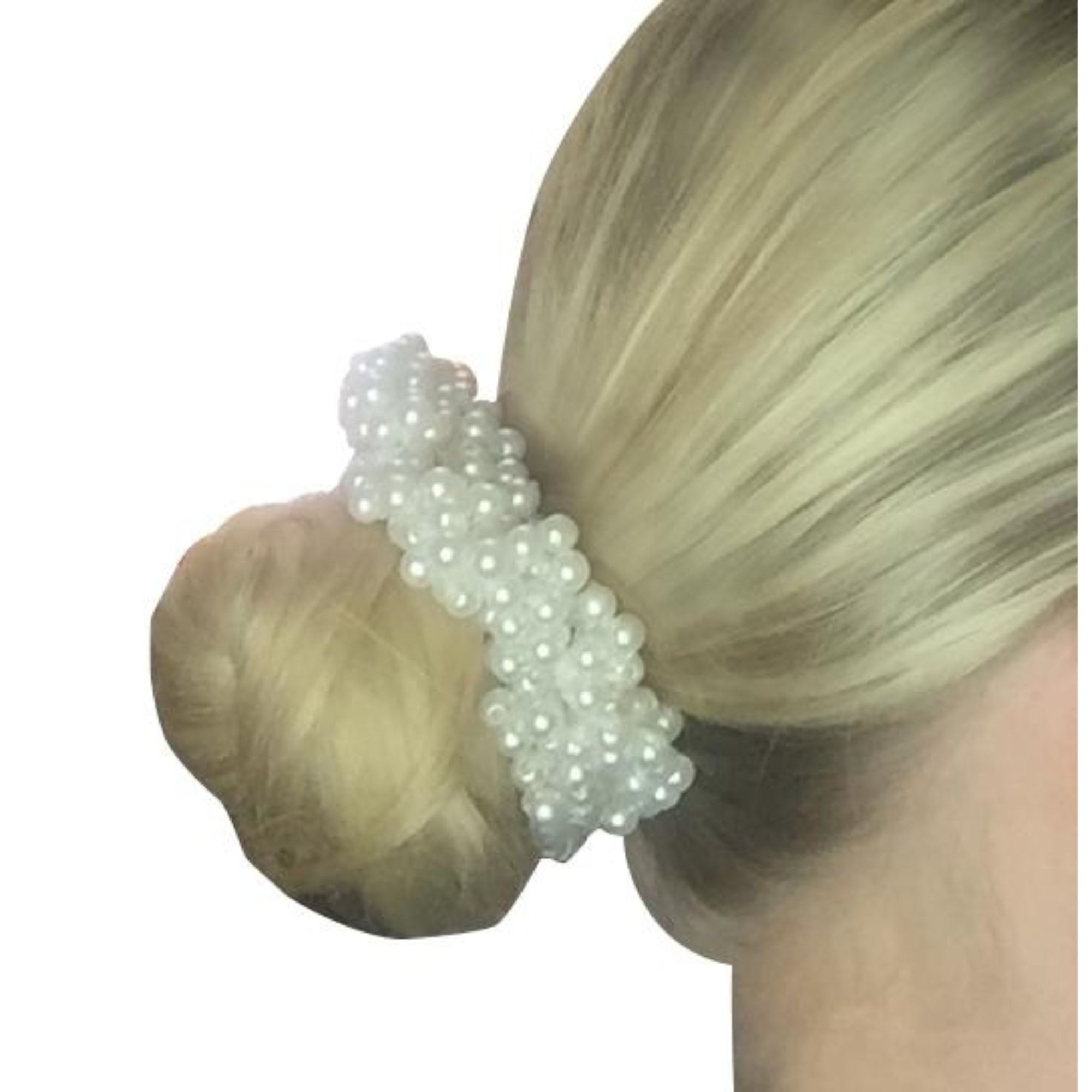 Black And White Pearl Hairnet.