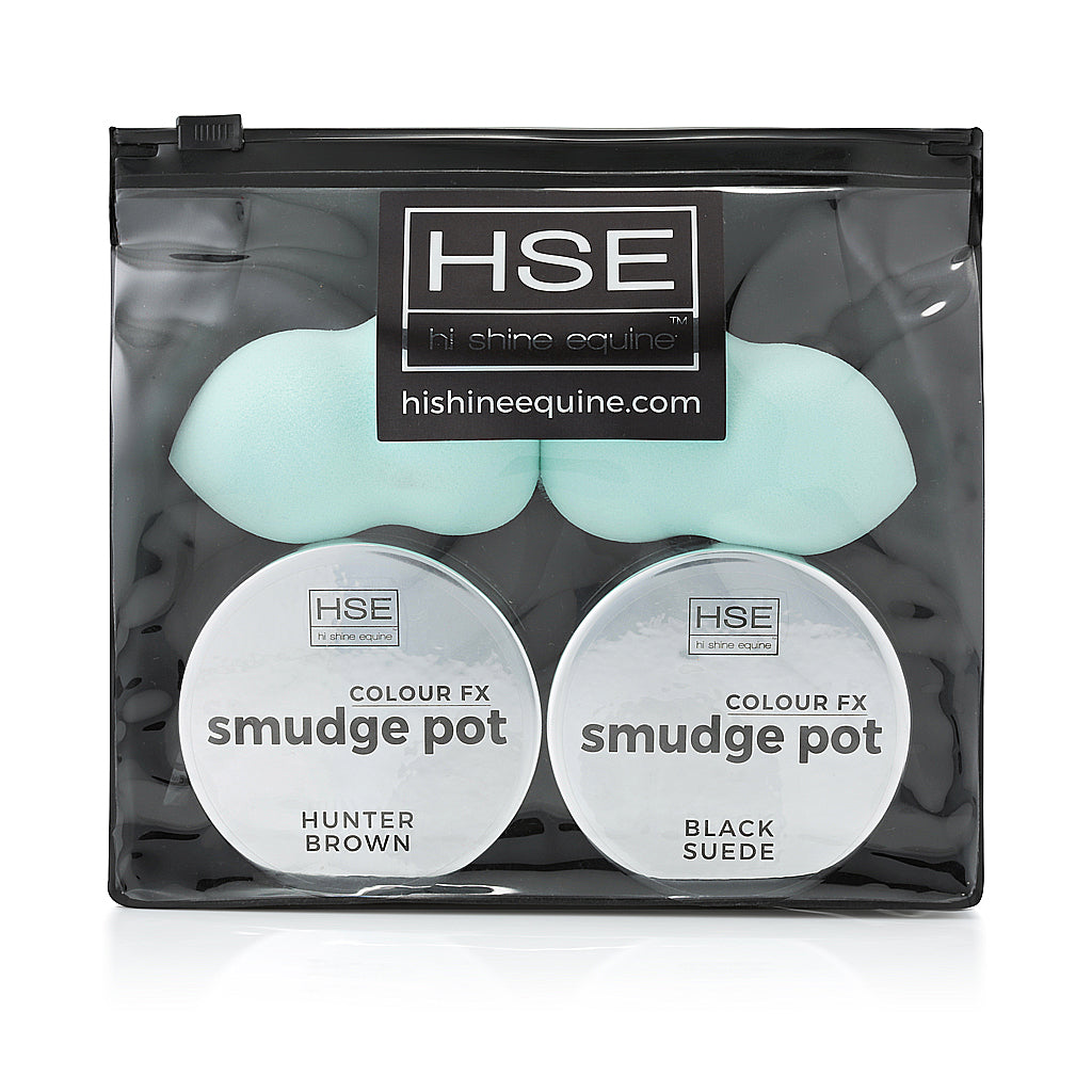 Brown and black smuge pot package 