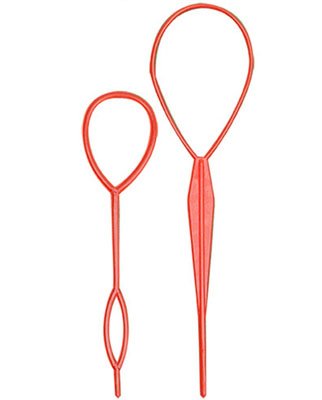 red plastic loops with stick