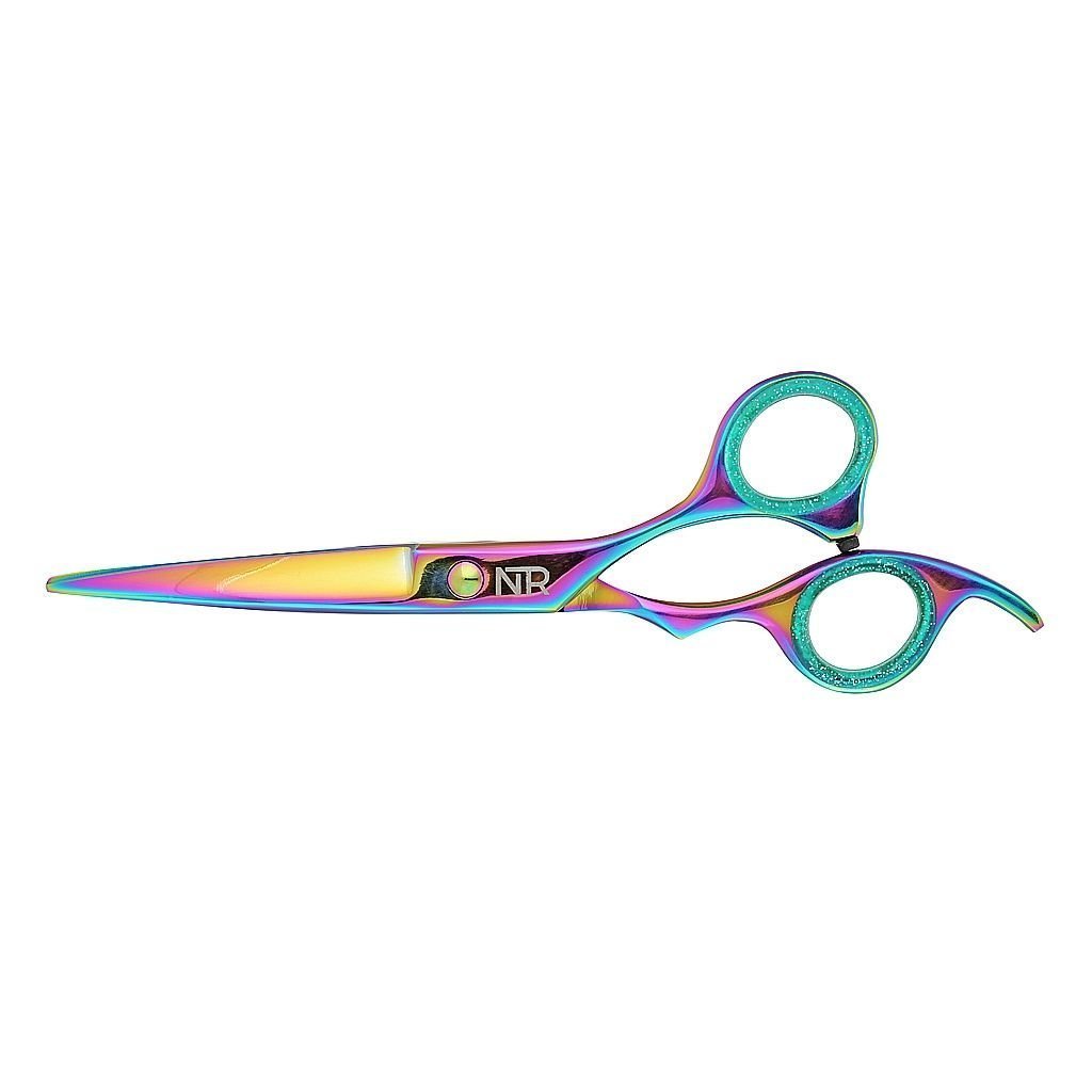 rainbow coloured scissors